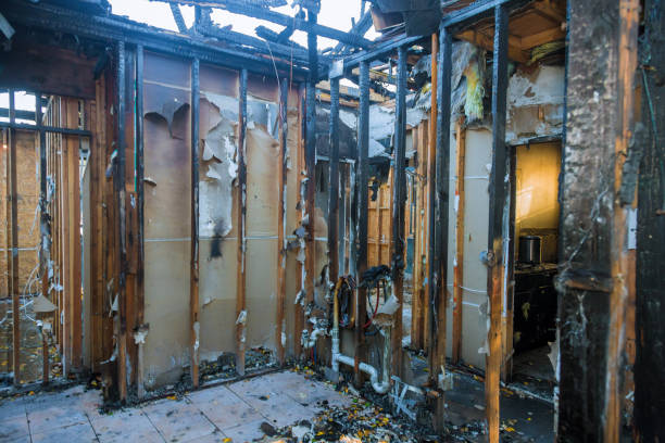 Professional Emergency Fire Cleanup technician working in Becker, MN